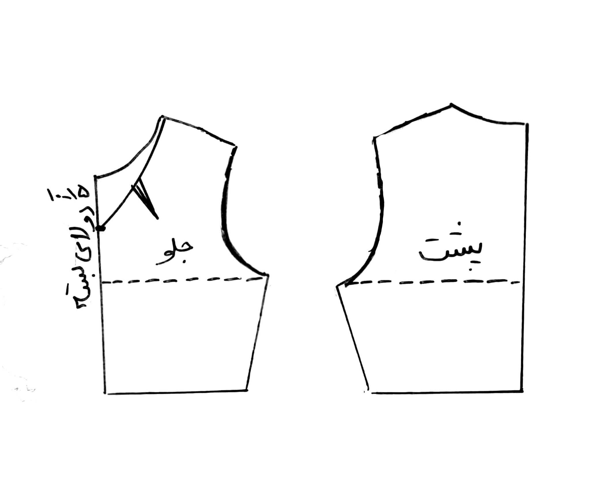 آموزش یقه ملوانی  _ هنردوز 